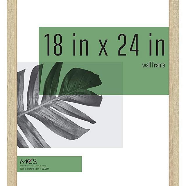 MCS Industries Inc 63740 18x24 Inch Studio Gallery, Natural Woodgrain Frames, 18x24