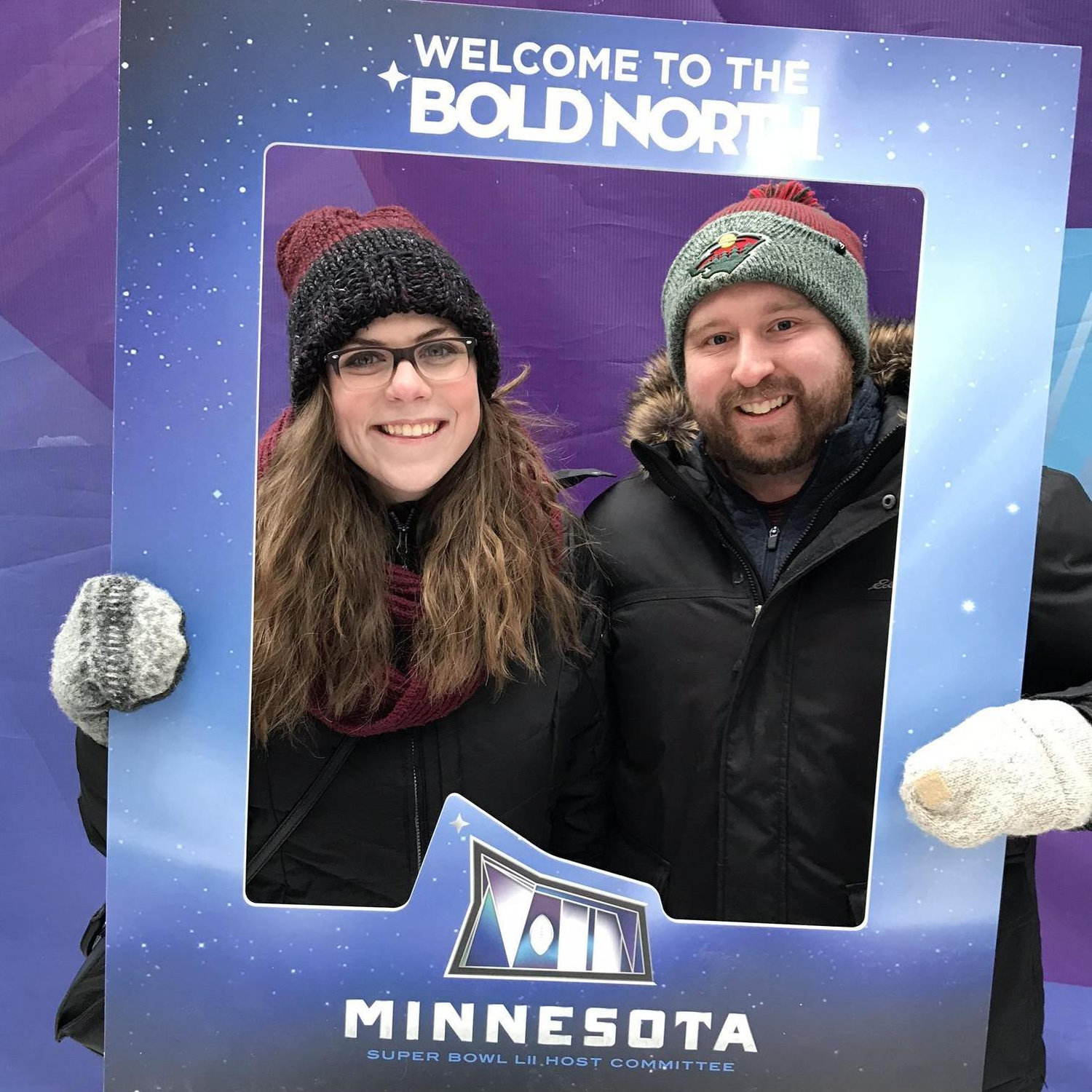 Enjoying Super Bowl Live in the Twin Cities.