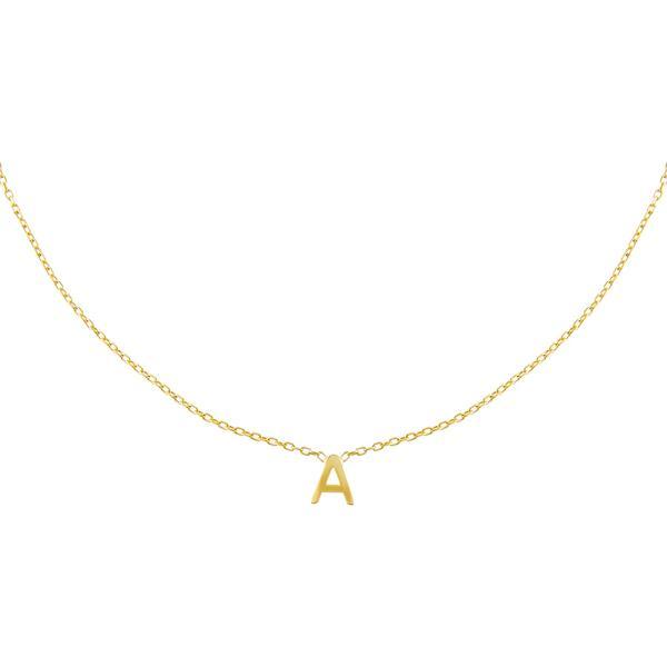 Solid Uppercase Initial Choker- Letter "i"