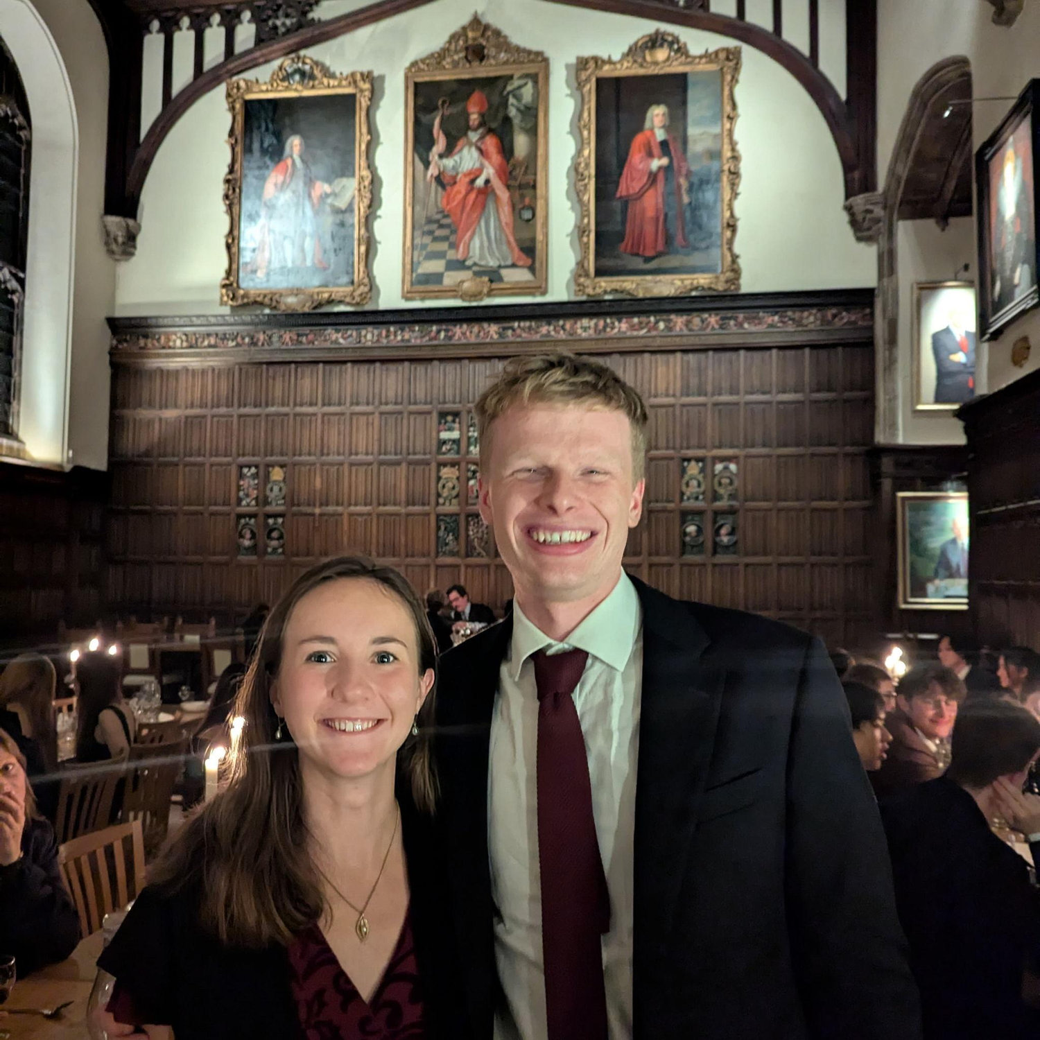 Formal dinner at Magdalen College