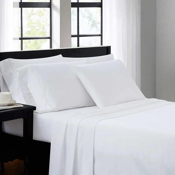 Kirkland Signature 680 Thread Count Sheet Set, White