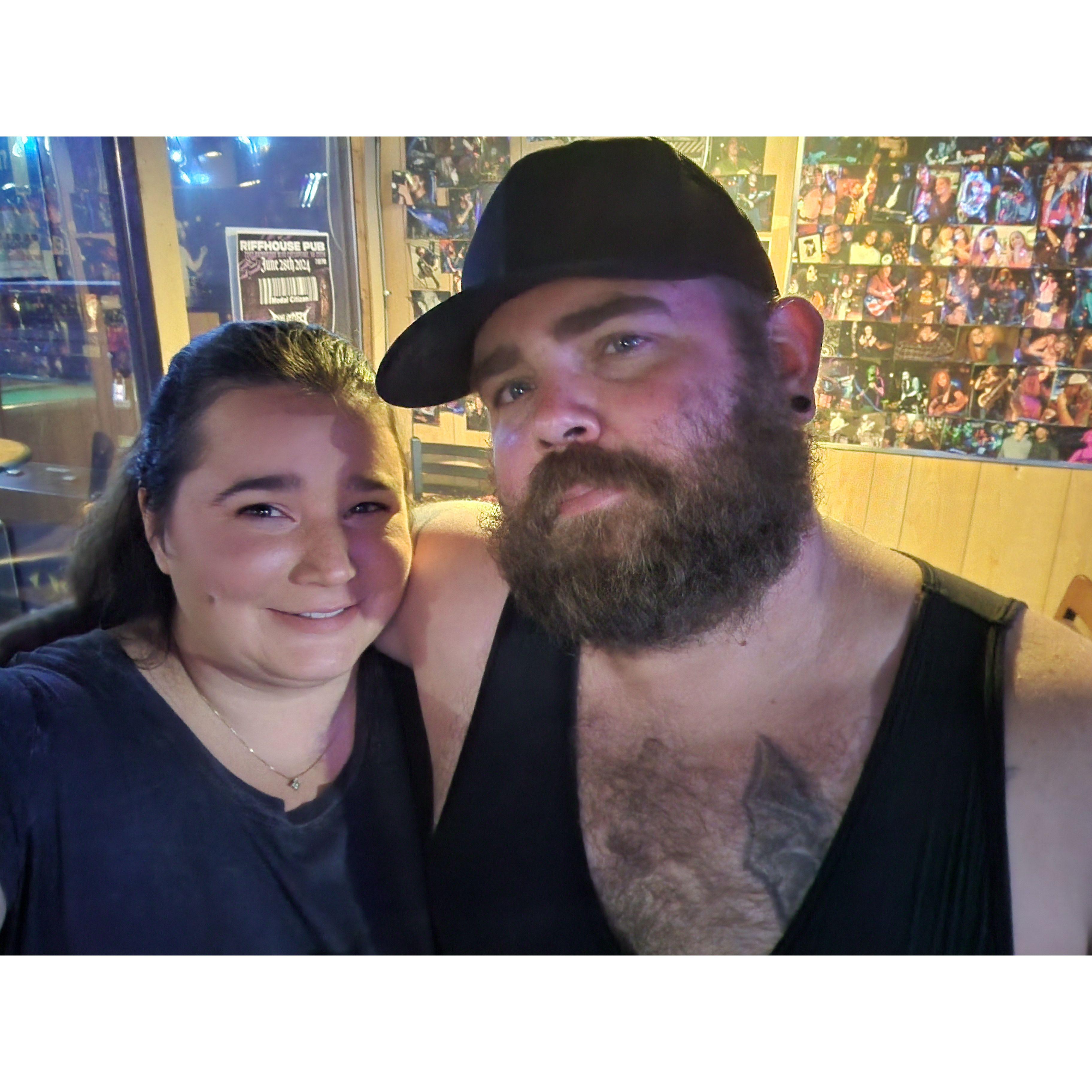 One of George's first shows with Divided