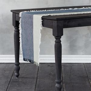 Colorblocked Chambray Table Runner