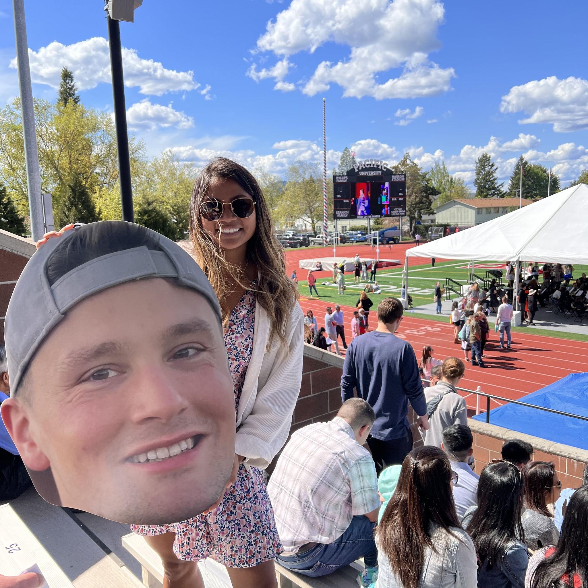 Ab did a surprise for PT graduation. Everyone in their class got a fathead!