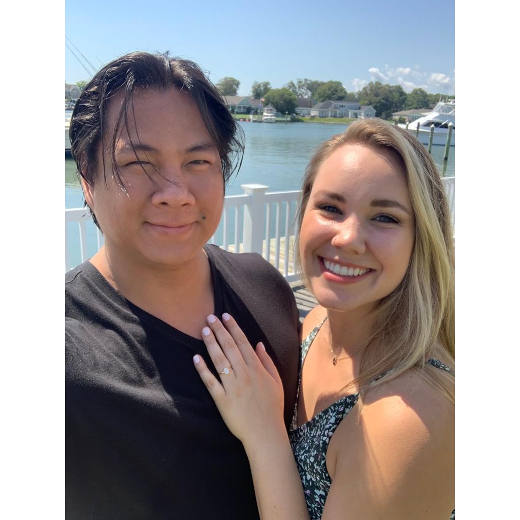 Enjoying the engaged phase.