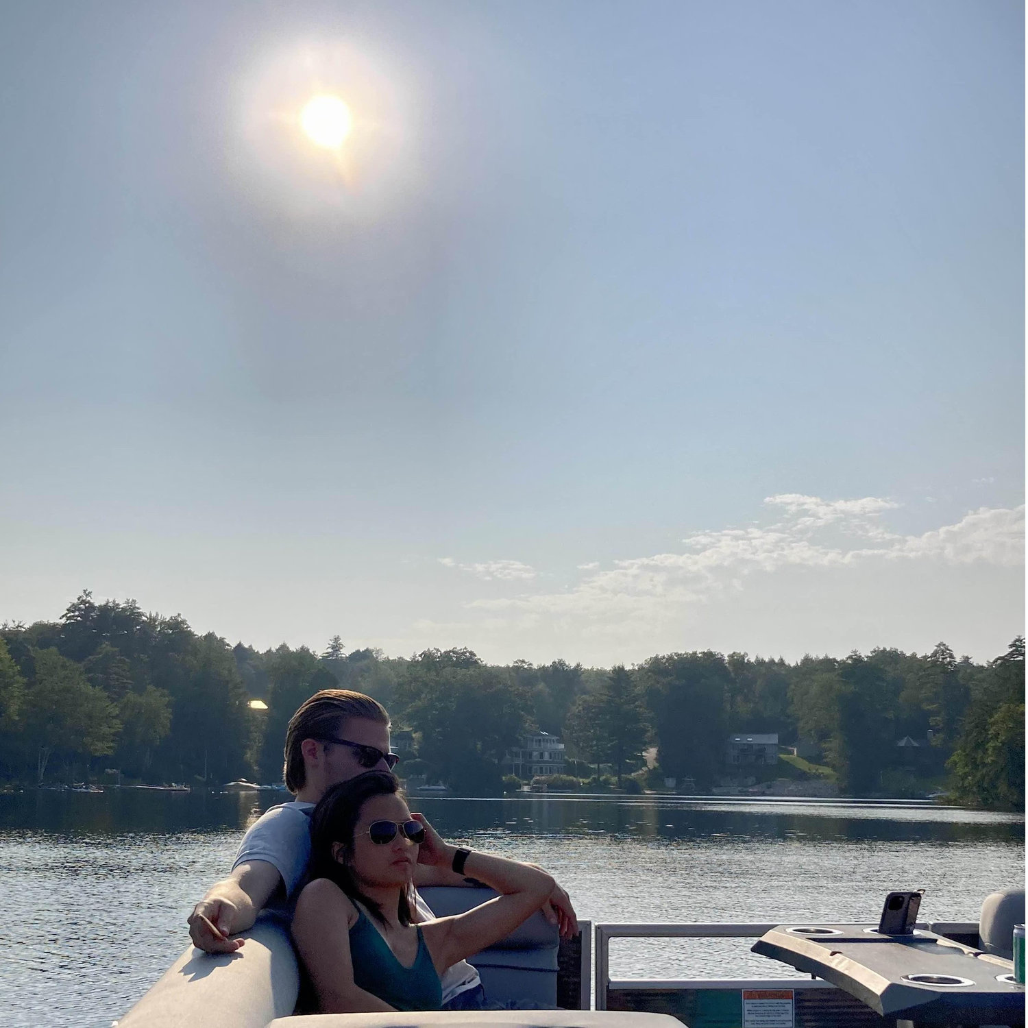 A nice day on Sebago Lake.