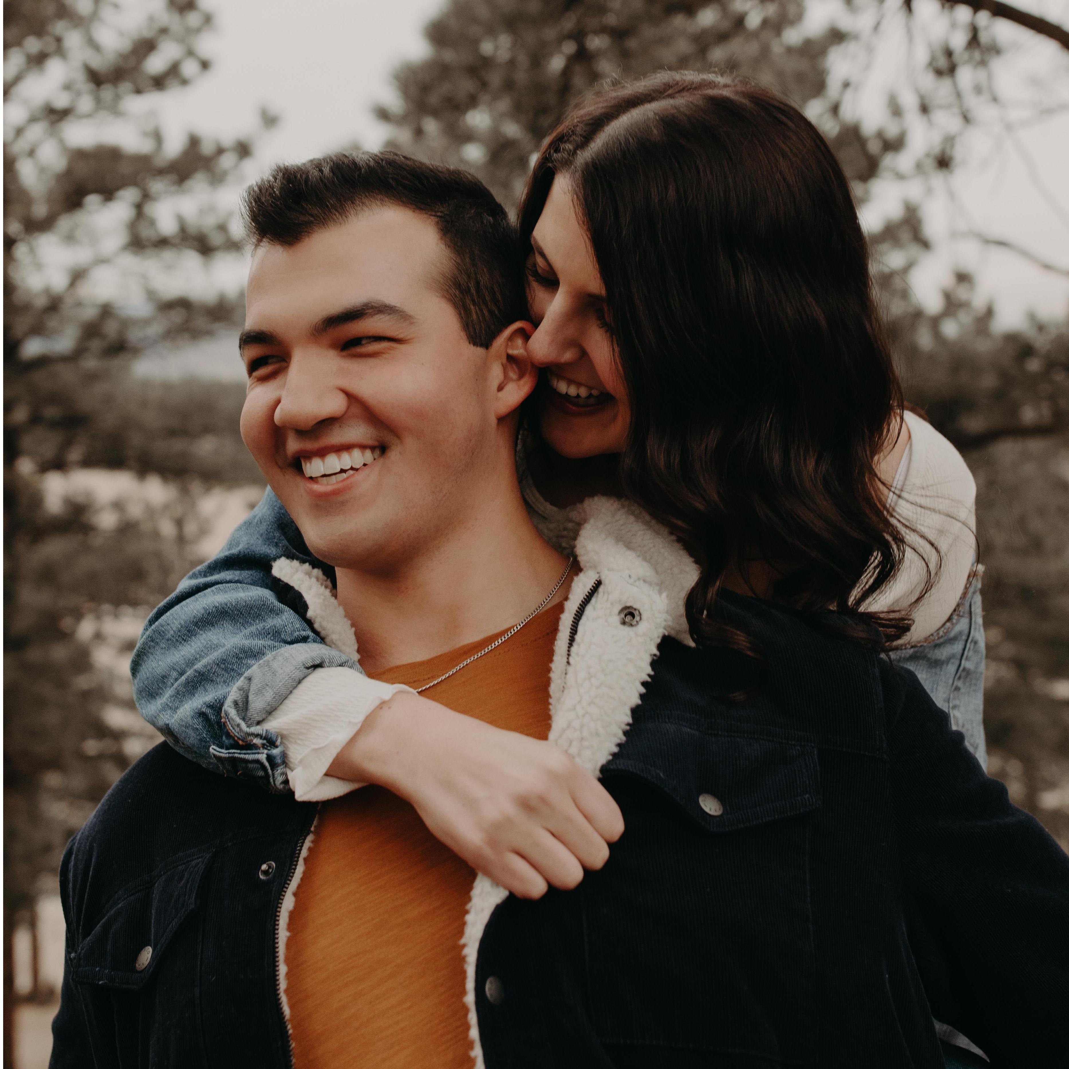 Engagement photos in Boulder, CO by Heather Jackson Photography.