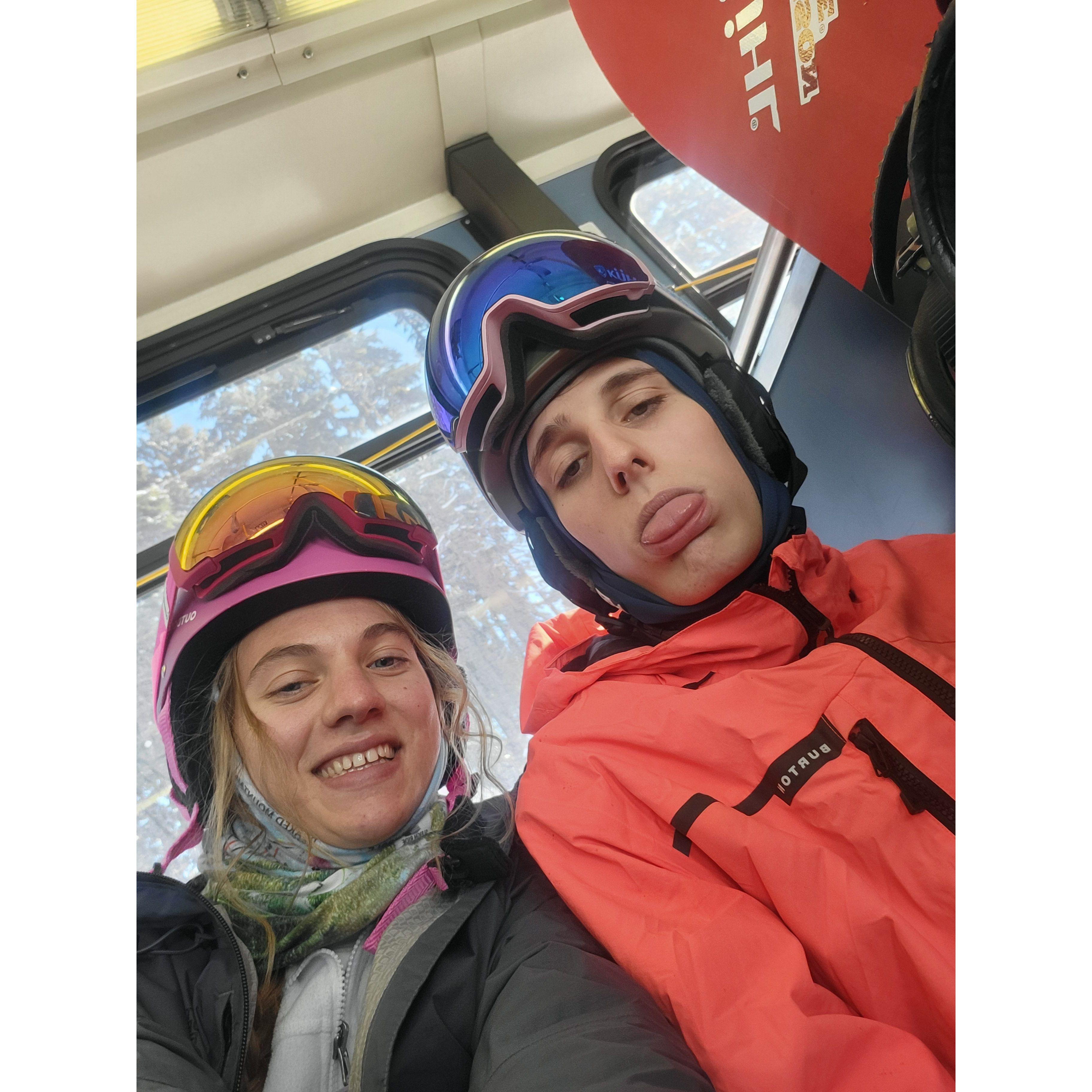 Snowboarding at MT. Hood