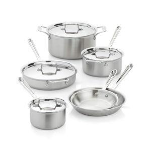 Kitchen Upgrade! All-Clad ® D5 Stainless Steel 10-Piece Cookware Set