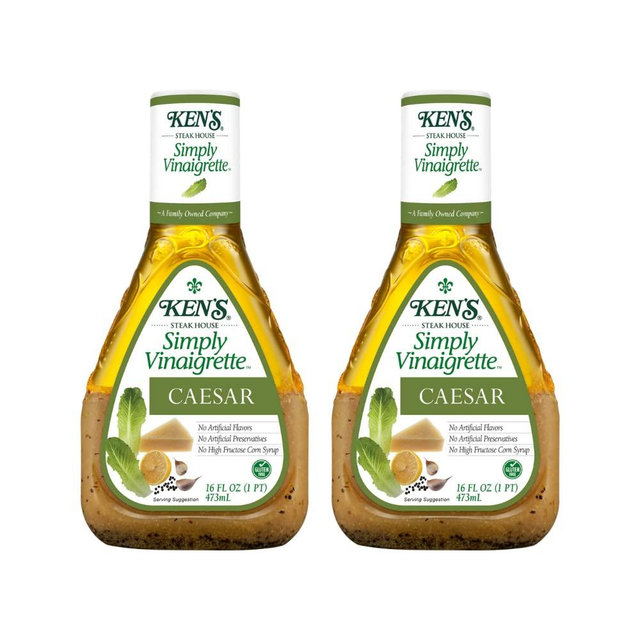 Ken's Simply CAESAR Vinaigrette 16 fl oz ( 2 Pack)