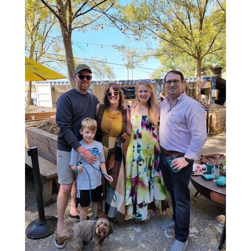 A perfect fall Saturday at Wild Heaven Brewery! With Tim, Shana, Max, and Bruno