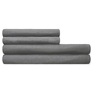 Calvin Klein Modern Cotton Body Solid Standard Pillowcases in Charcoal (Set of 2)