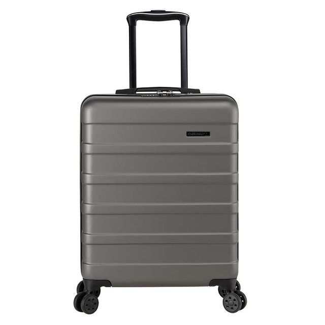 Cabin Max Anode 44L 55x40x20cm (22x16x8inch) Carry On Hand Luggage Suitcase - Lightweight, Hard Shell, 4 Wheels, 3 Digit Combination Lock (Graphite)
