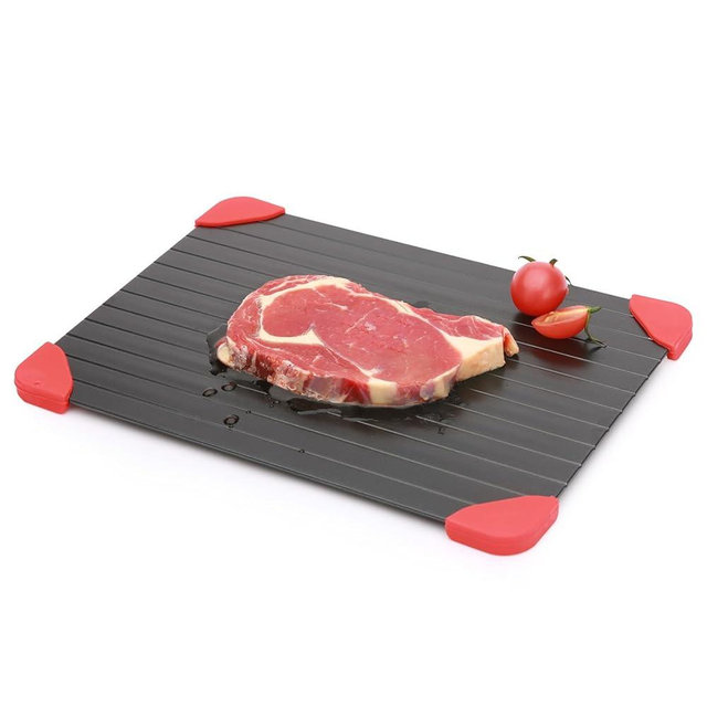 Spectabilis Defrosting Tray for Frozen Meat, Miraculous Rapid Natural Heating Defroster,Large Size Thawing Plate