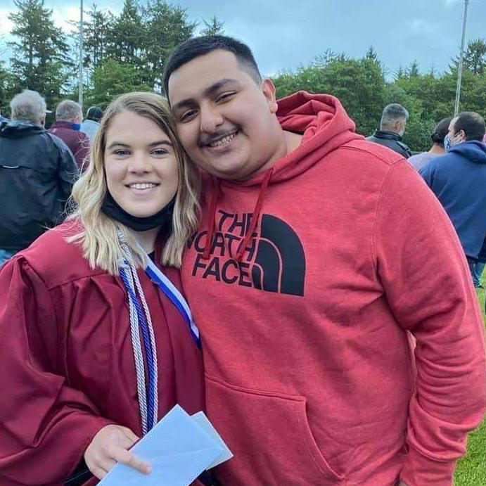 The two of us at Abriana's Highschool Graduation in 2021!