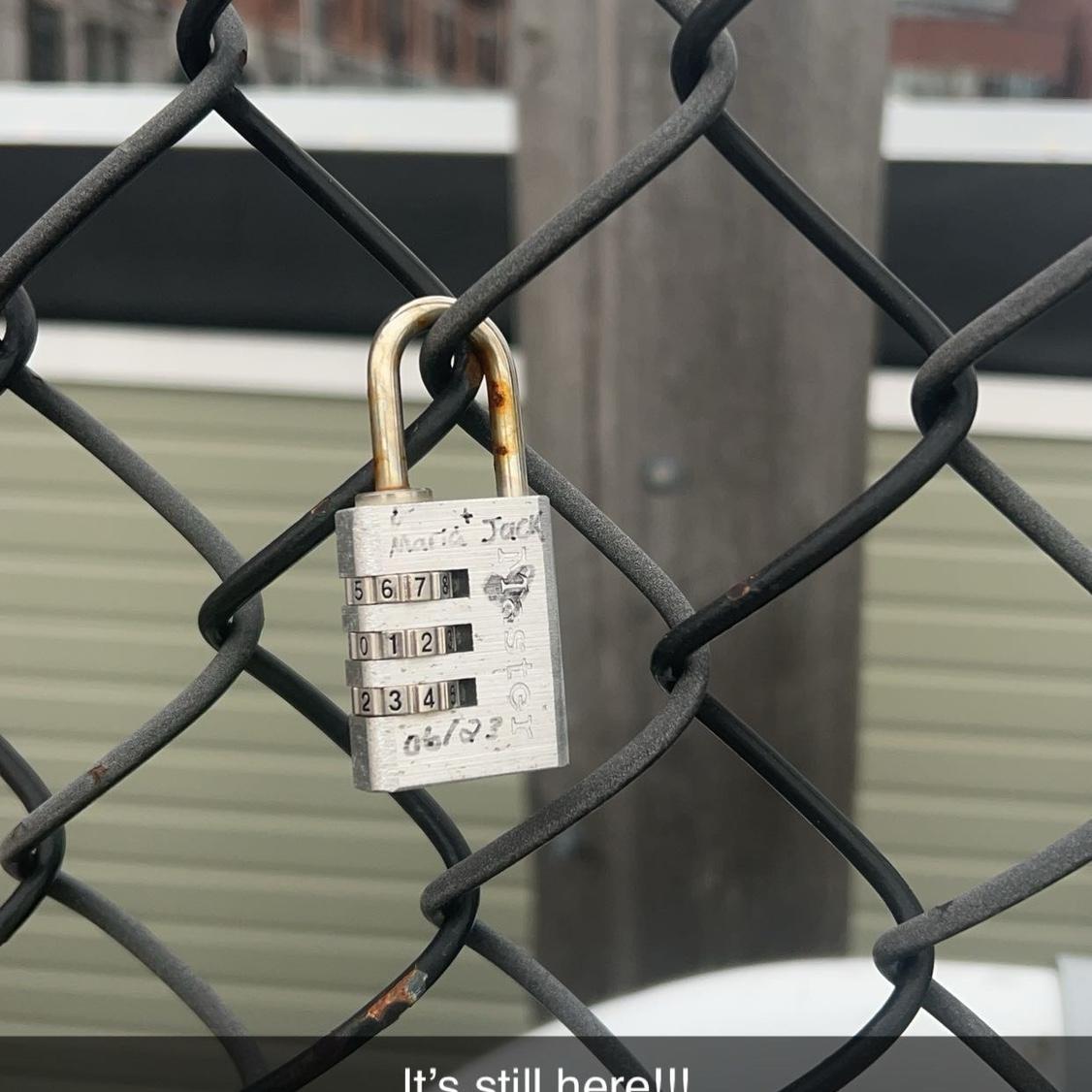 We went to Boston within the first couple weeks of us dating and decorated a lock and put it somewhere in the Boston Harbor… think you can find it? 😊