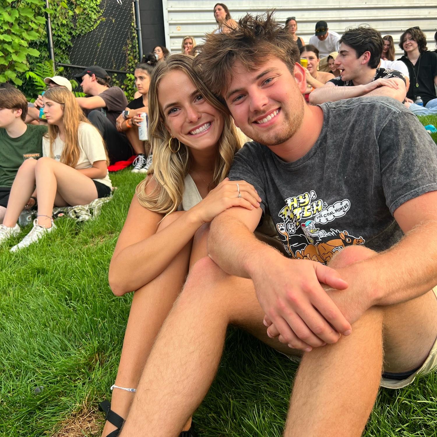 The Backseat Lovers… before it got rained out…