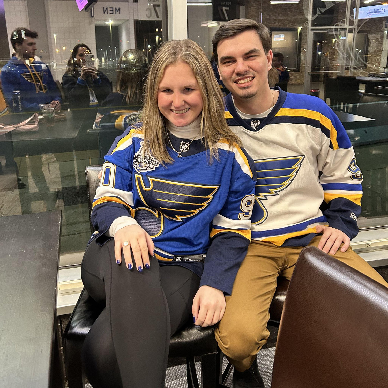 Our first ever photo together!