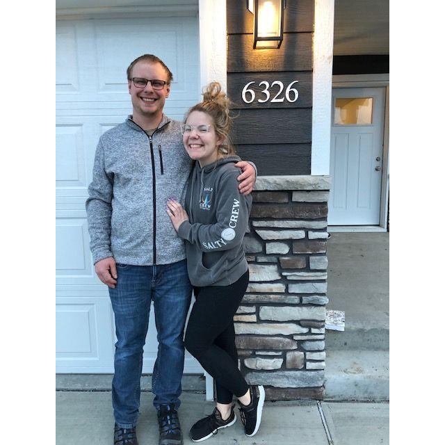 Our final walkthrough and New Home Orientation! We are so excited to get settled in our home together.