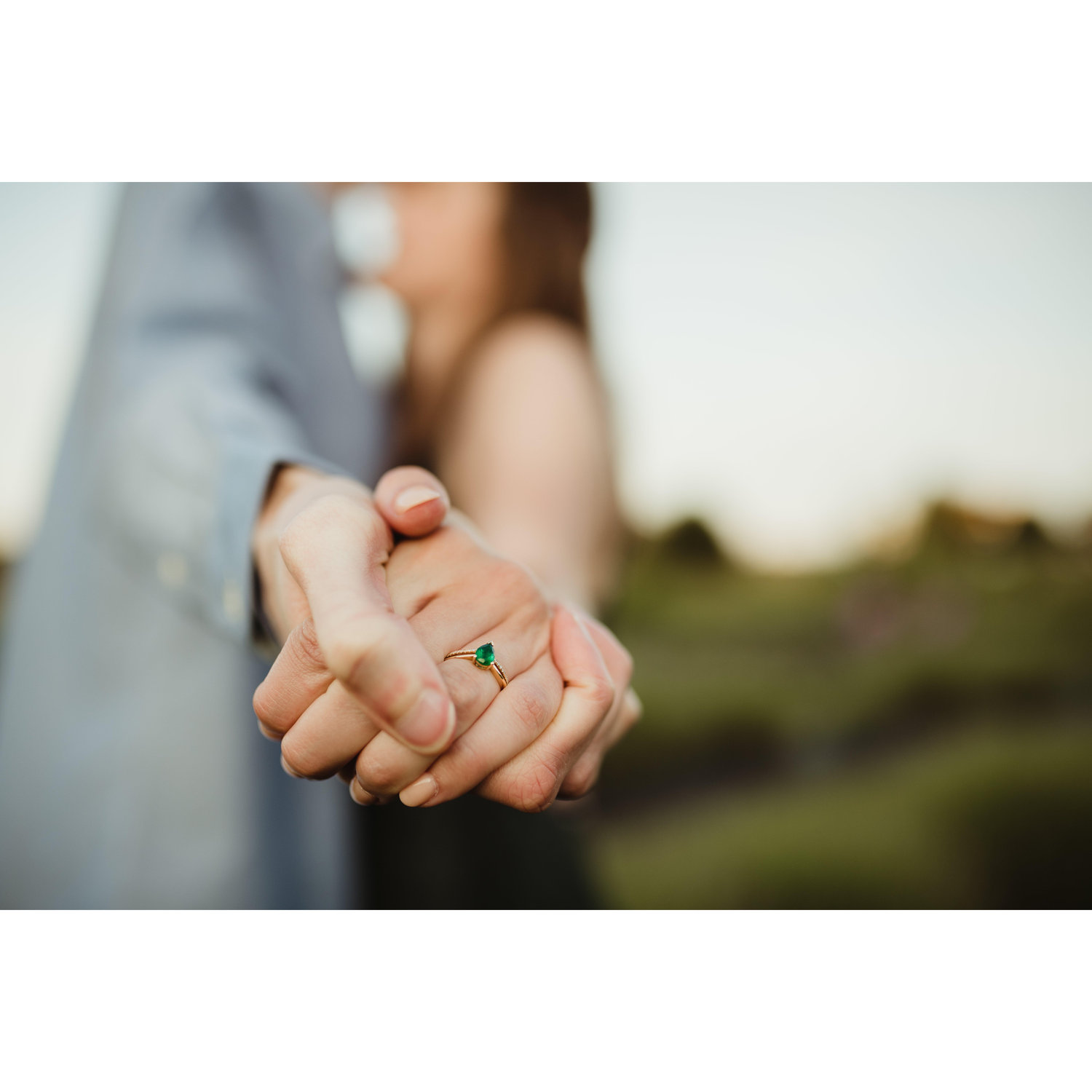 Engagement pictures by Elizabeth Simpson // June 15, 2020 // The Lavender Field (California, KY)