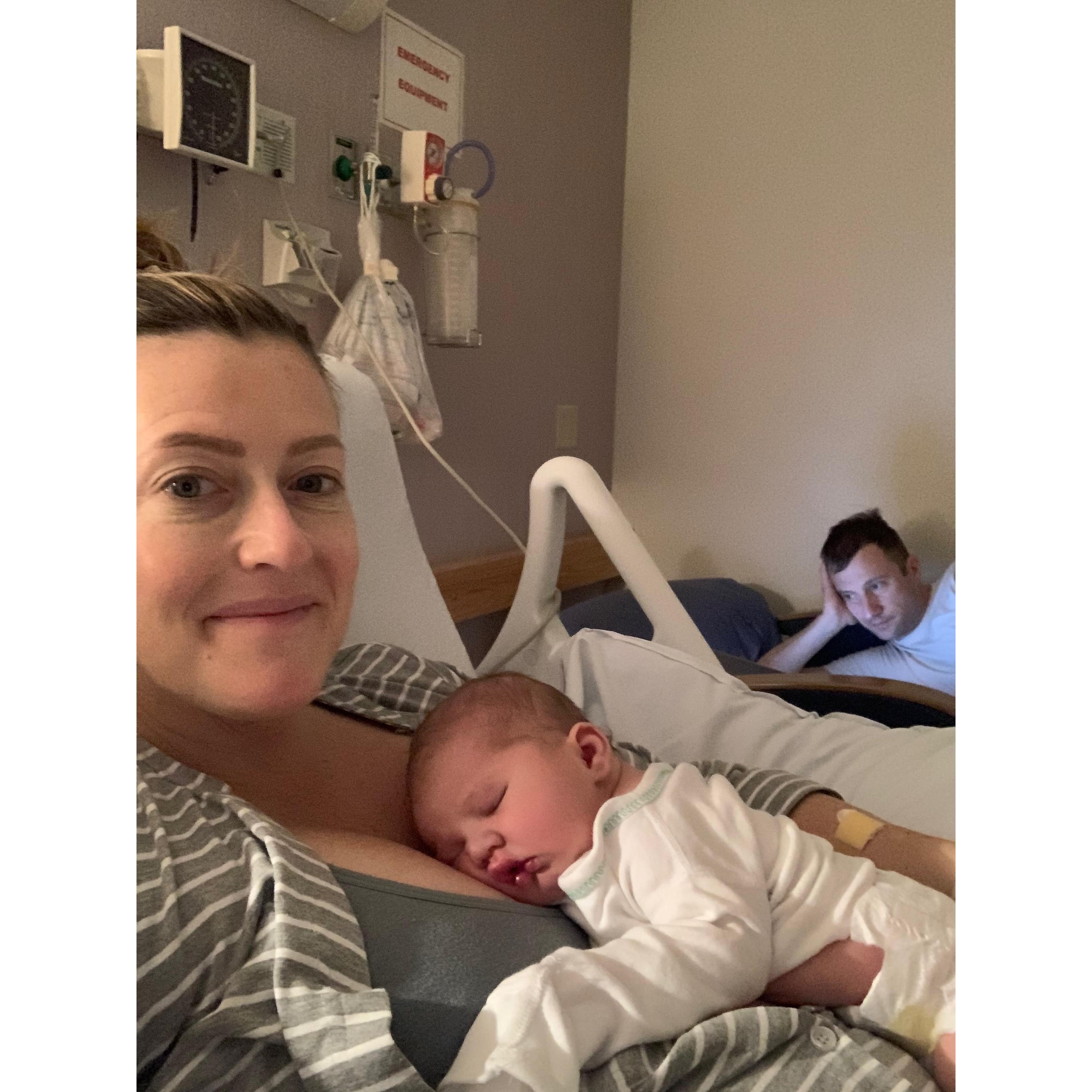 Day 1 with our little guy.