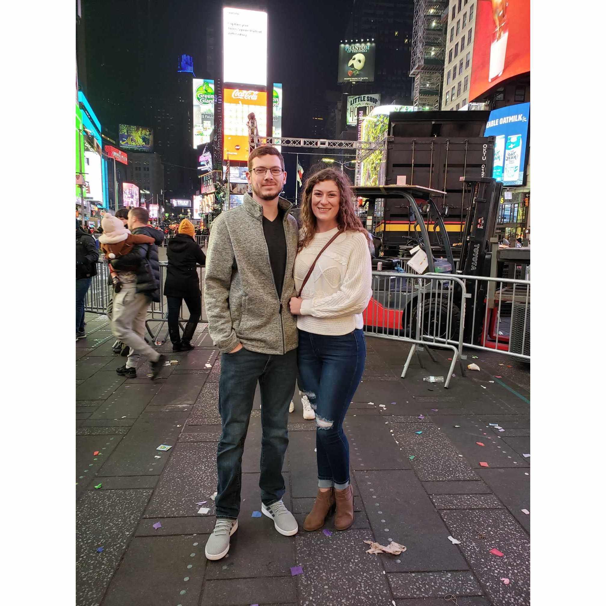 Our first trip together, NY and Philly.