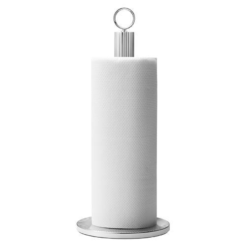 Georg Jensen Bernadotte Modern Classic Silver Polished Metal Paper Towel Holder