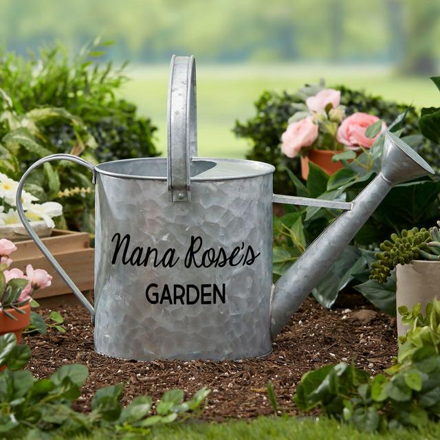 Galvanized Garden Personalized Watering Can