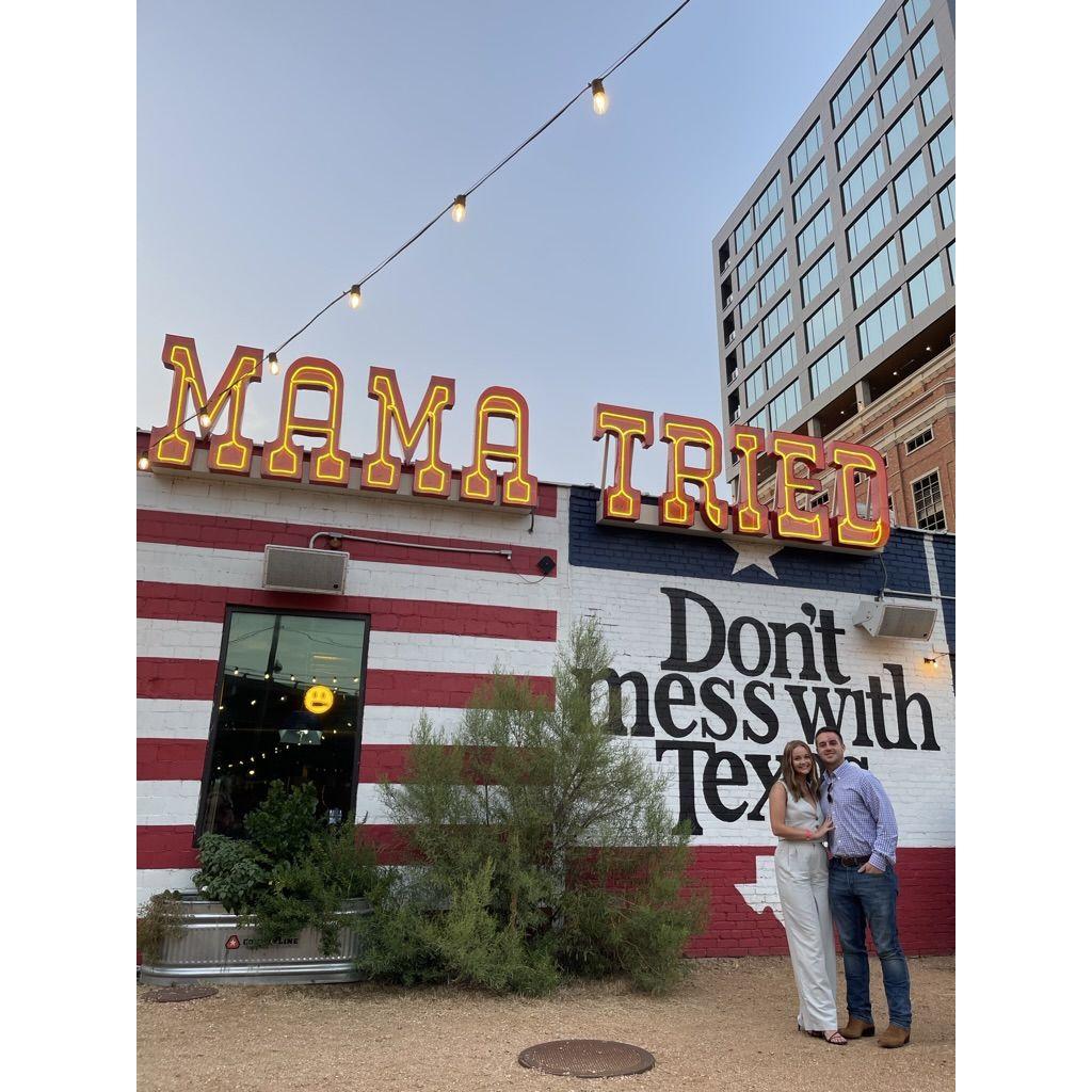 Took our first trip to Dallas, Texas