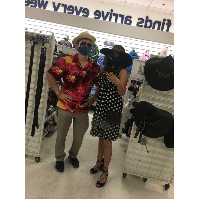 Fashionable at the mall