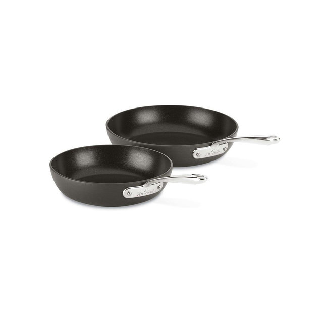All-Clad 8.5" & 10.5" Nonstick Fry Pan Set, Essentials Hard Anodized Cookware