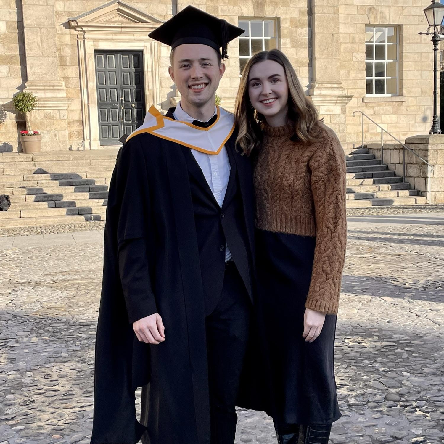 Jack's graduation from Trinity College Dublin in November 2022.