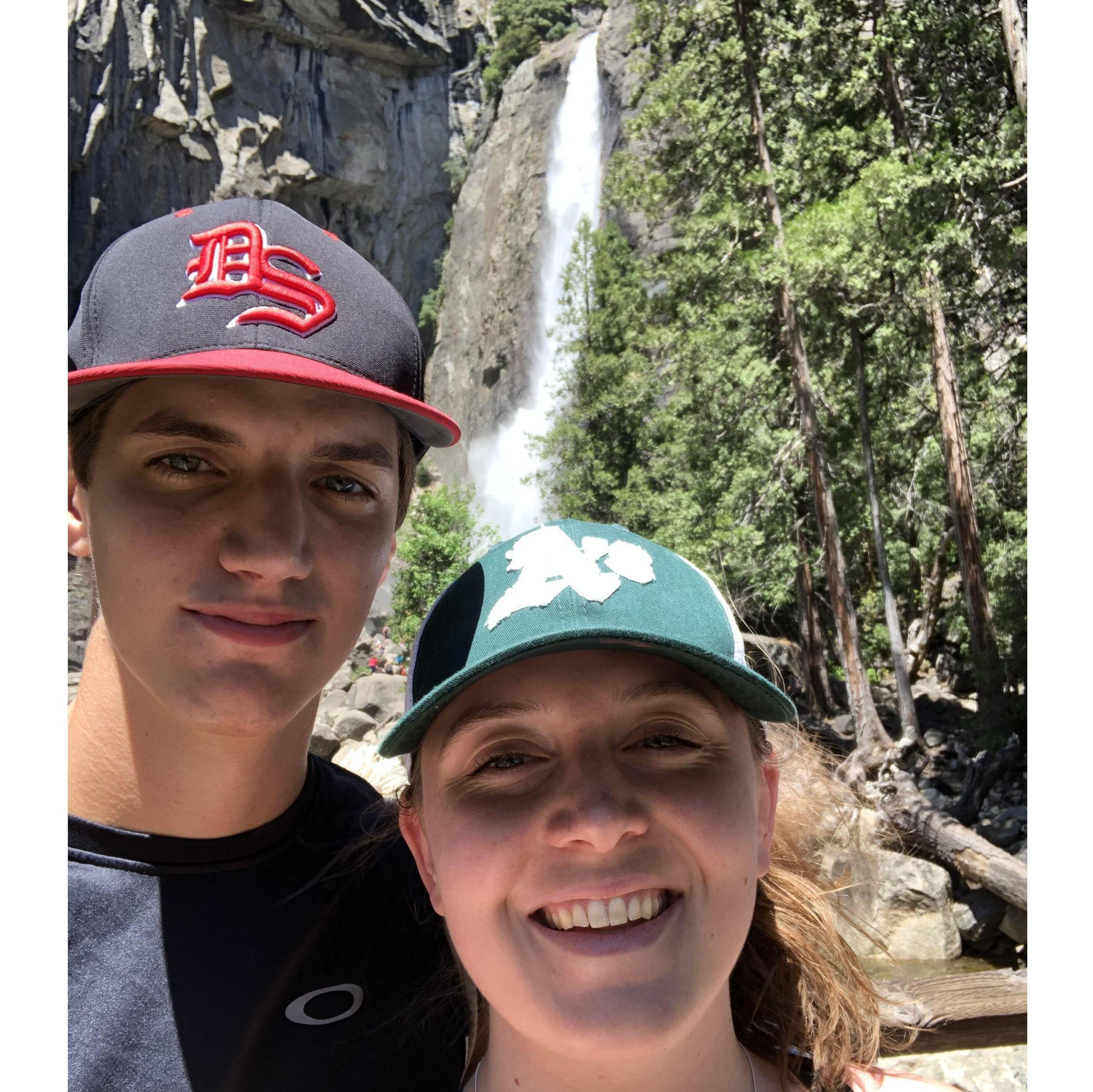 Stefan's first trip to CA in 2019, visiting Yosemite.