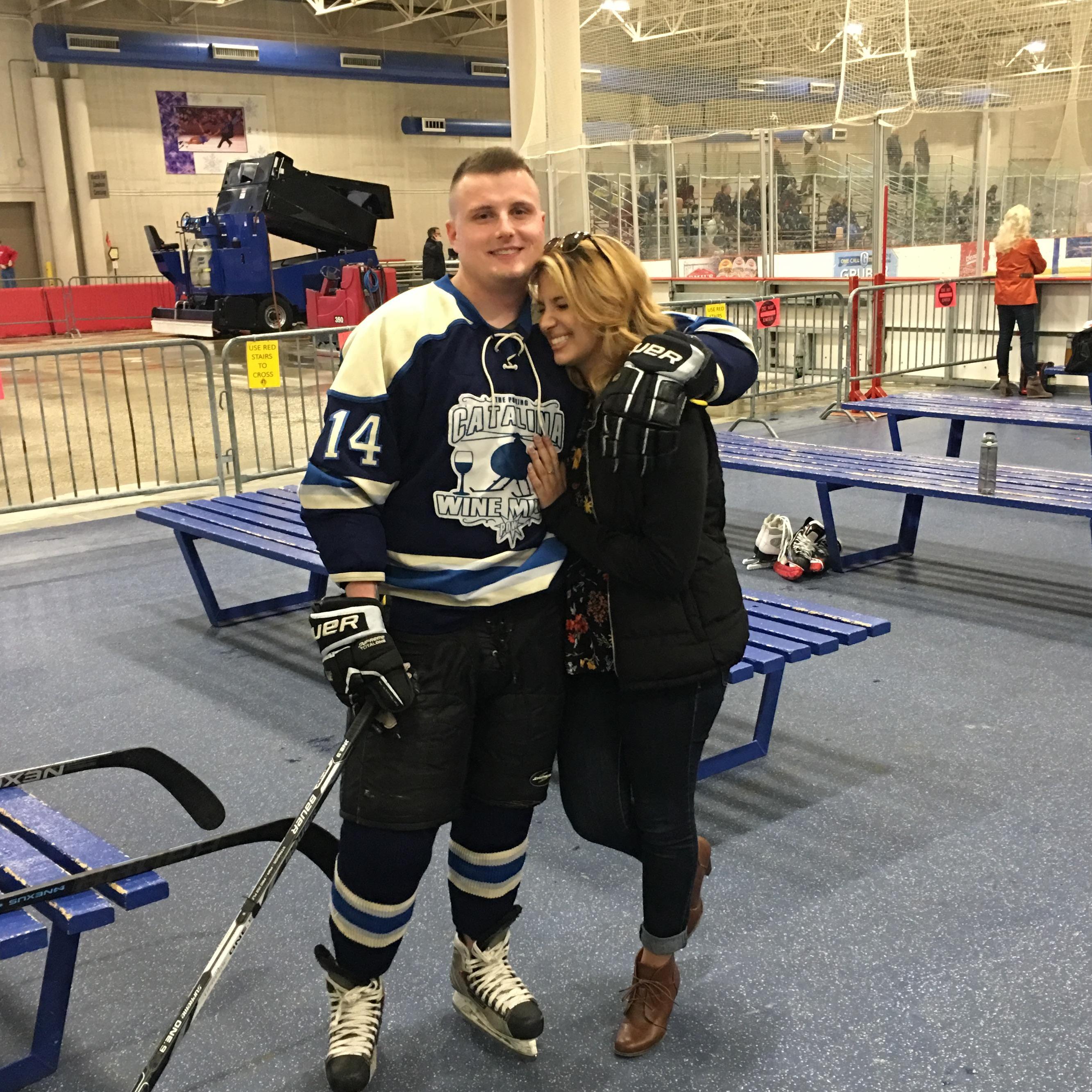 First Hockey game