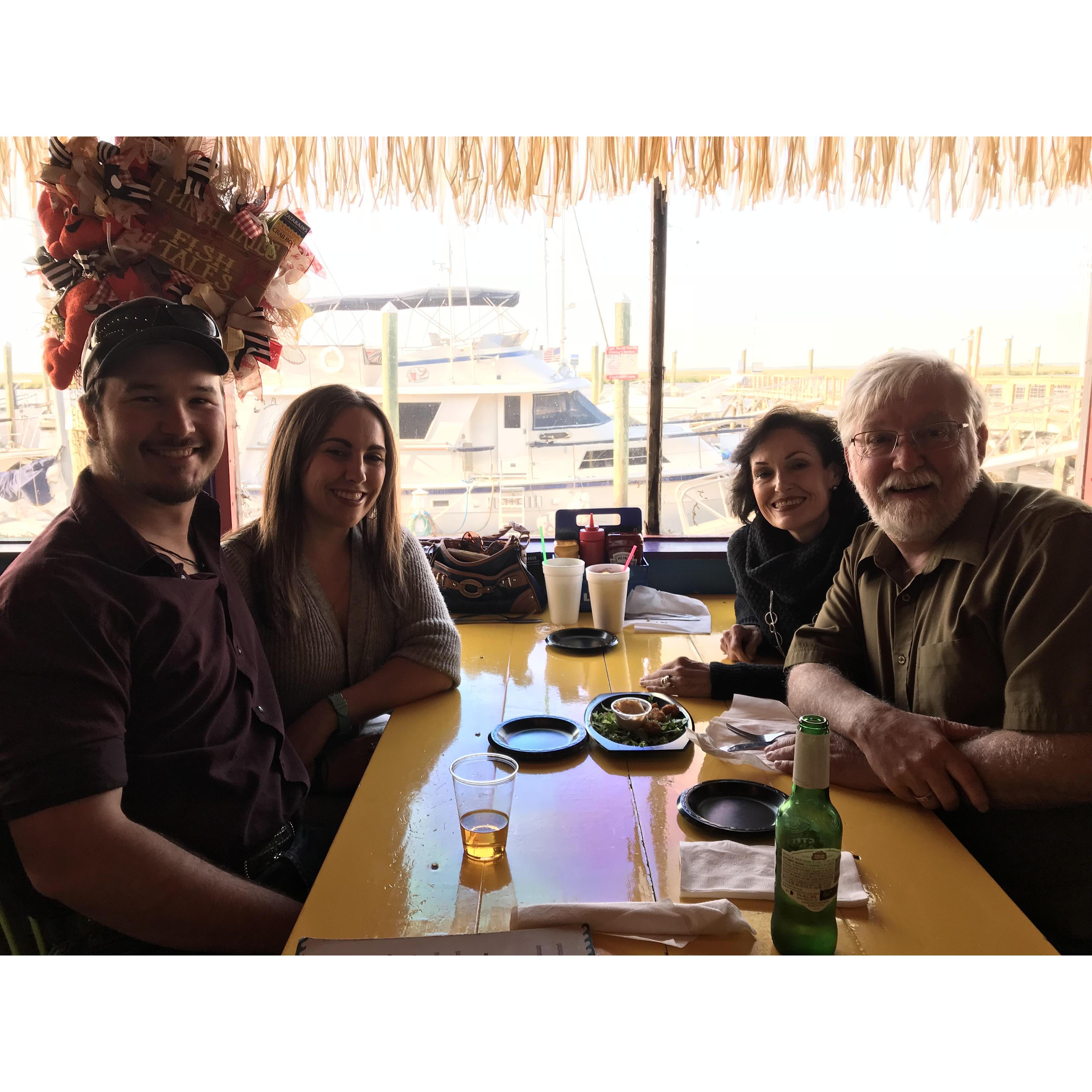 It is always awesome to run into family!