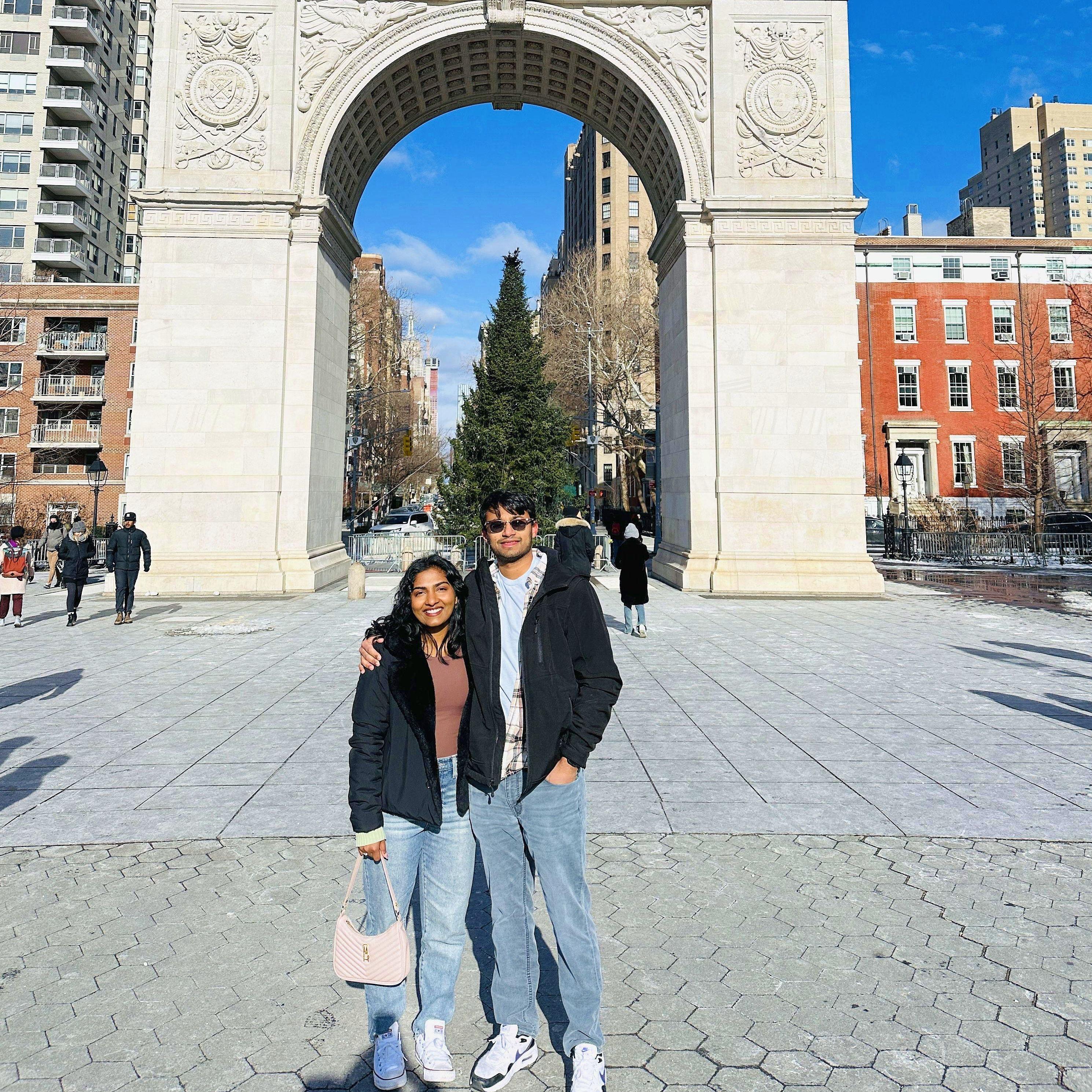 First Date in Washington Square Park, NYC!