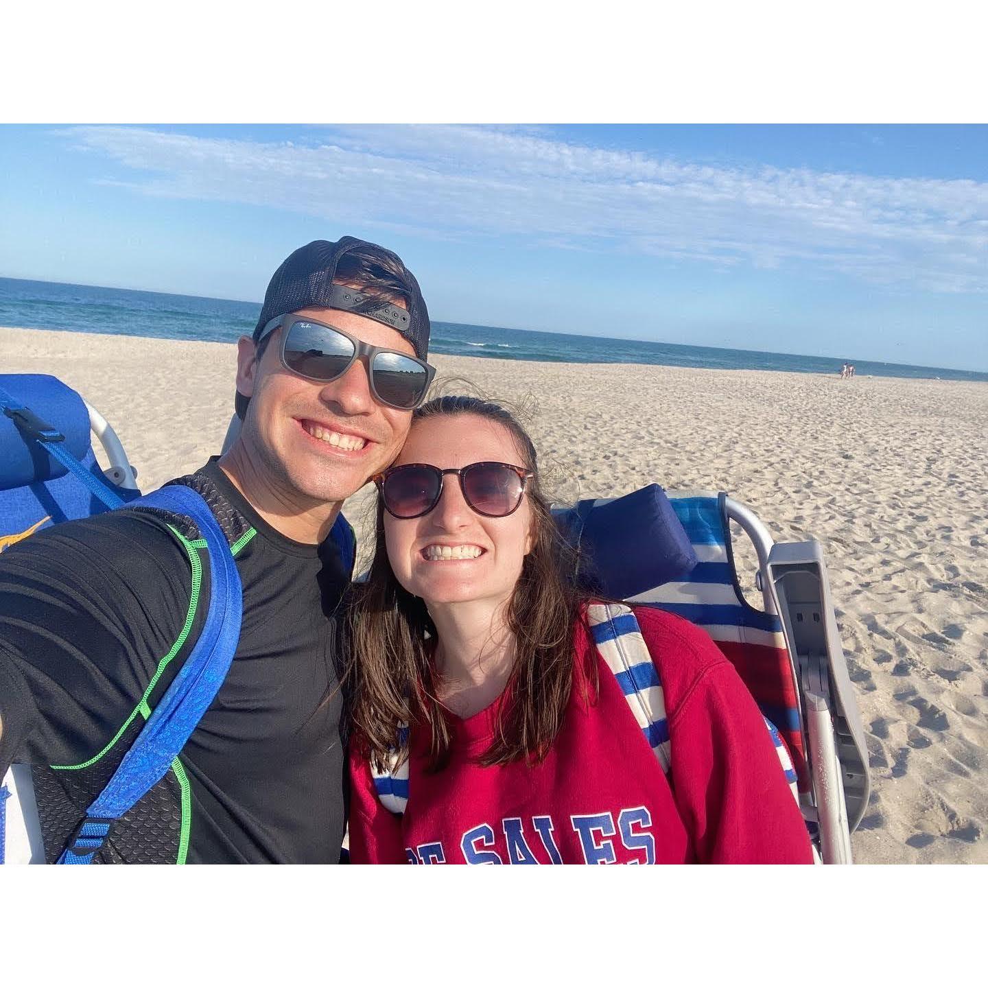 May 2024. Seaside Park, NJ. First beach day of the season!