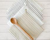 Pot Holders|Ticking Stripe|Hot...