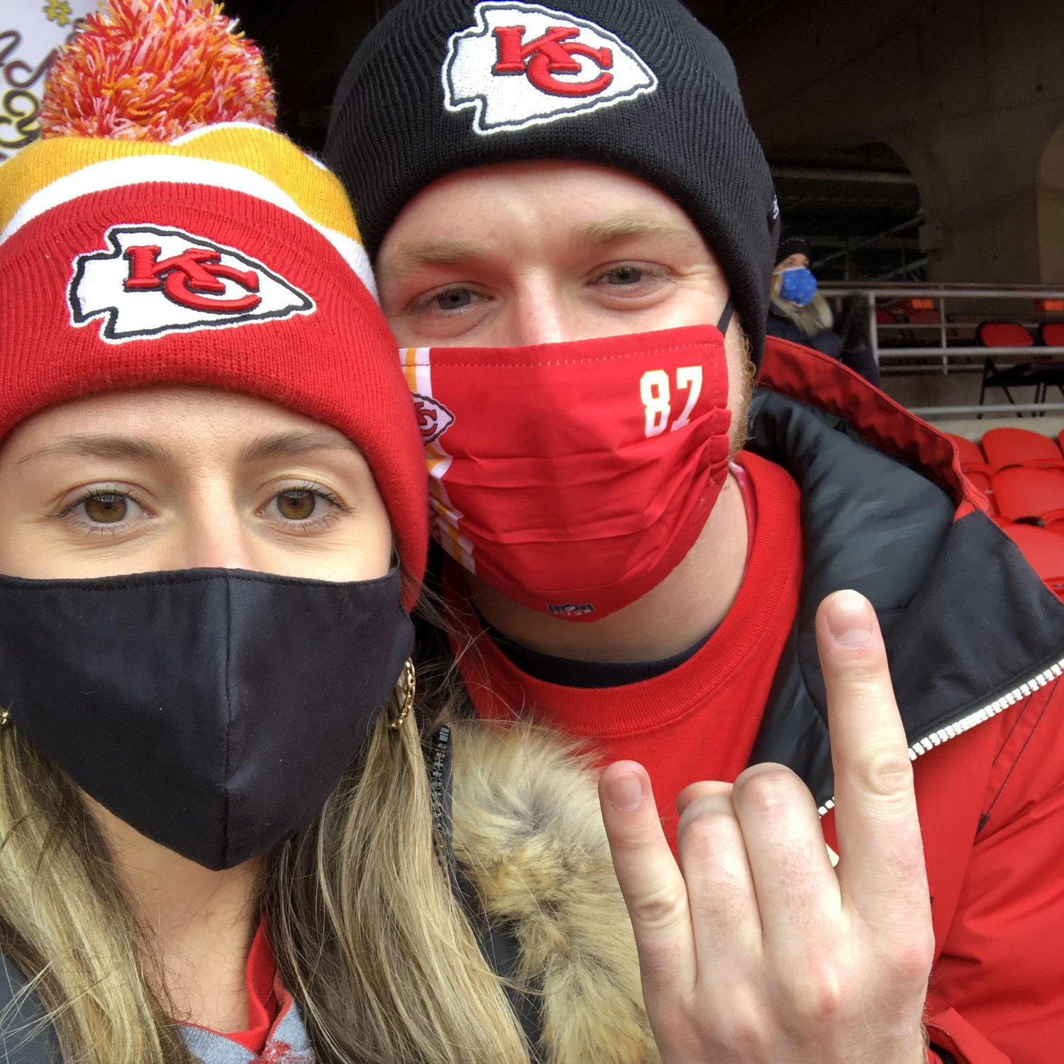 Go Chiefs, but COVID times..