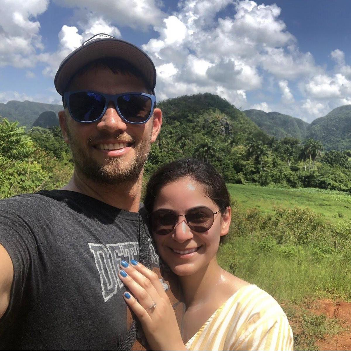 The most memorable hike where Lindsey said "yes".