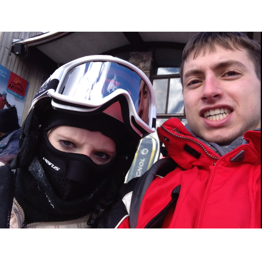 Our first - and only ski trip so far. Clearly it went well (2013).