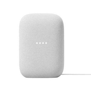 Google Audio Bluetooth Speaker - Wireless Music Streaming, Powerful Sound, Assistant Built-in, Wi-Fi and Bluetooth Connectivity, Smart Home Control, Stereo Pairing (Chalk)
