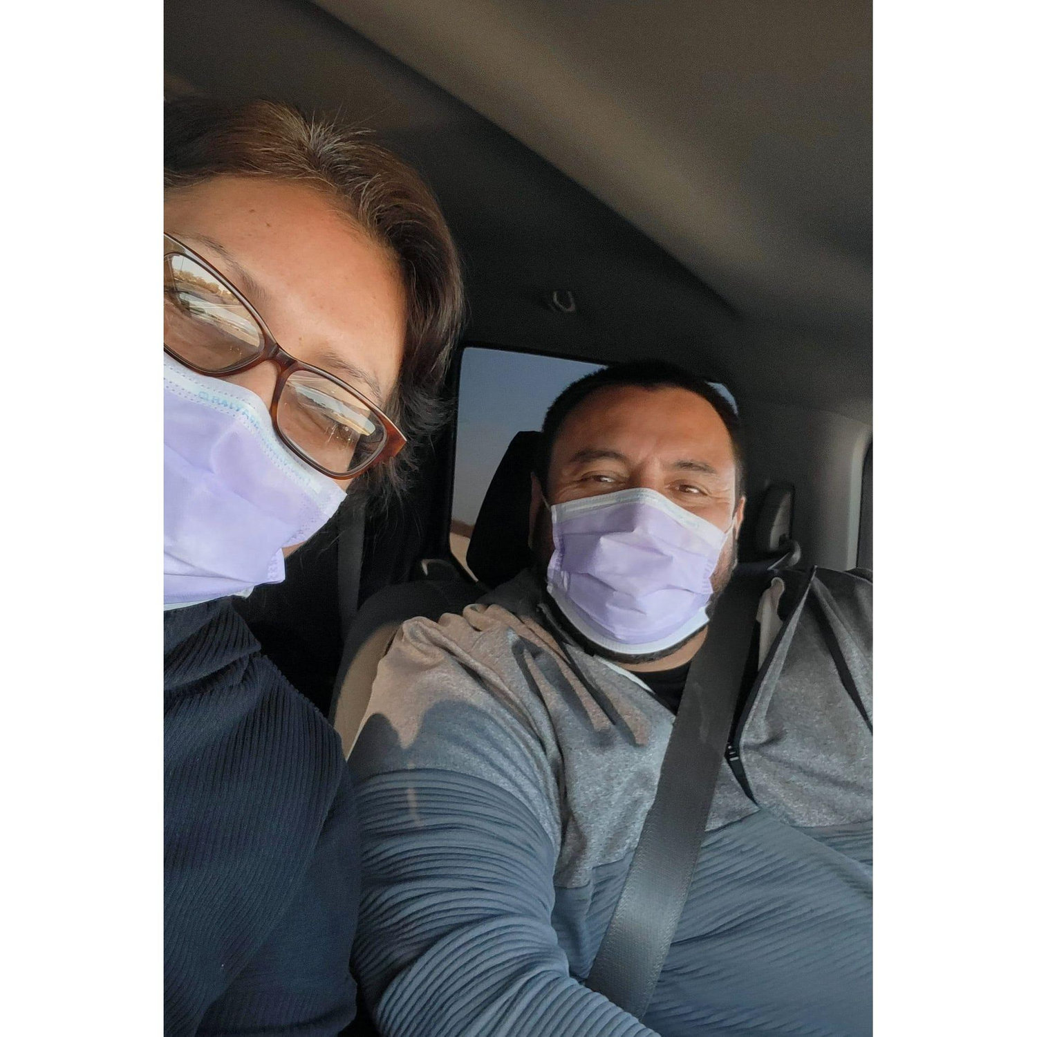 For better or for worse... I spent a few days in the hospital, was diagnosed with Bell's Palsy. Brennen was sick with Covid but he insisted on picking me up when I was discharged.