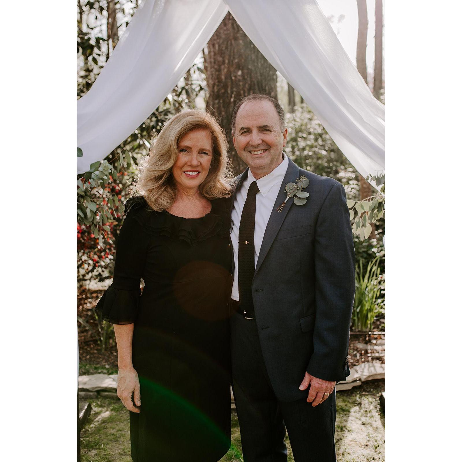 Steve and Janet Khachaturian, parents of the groom.