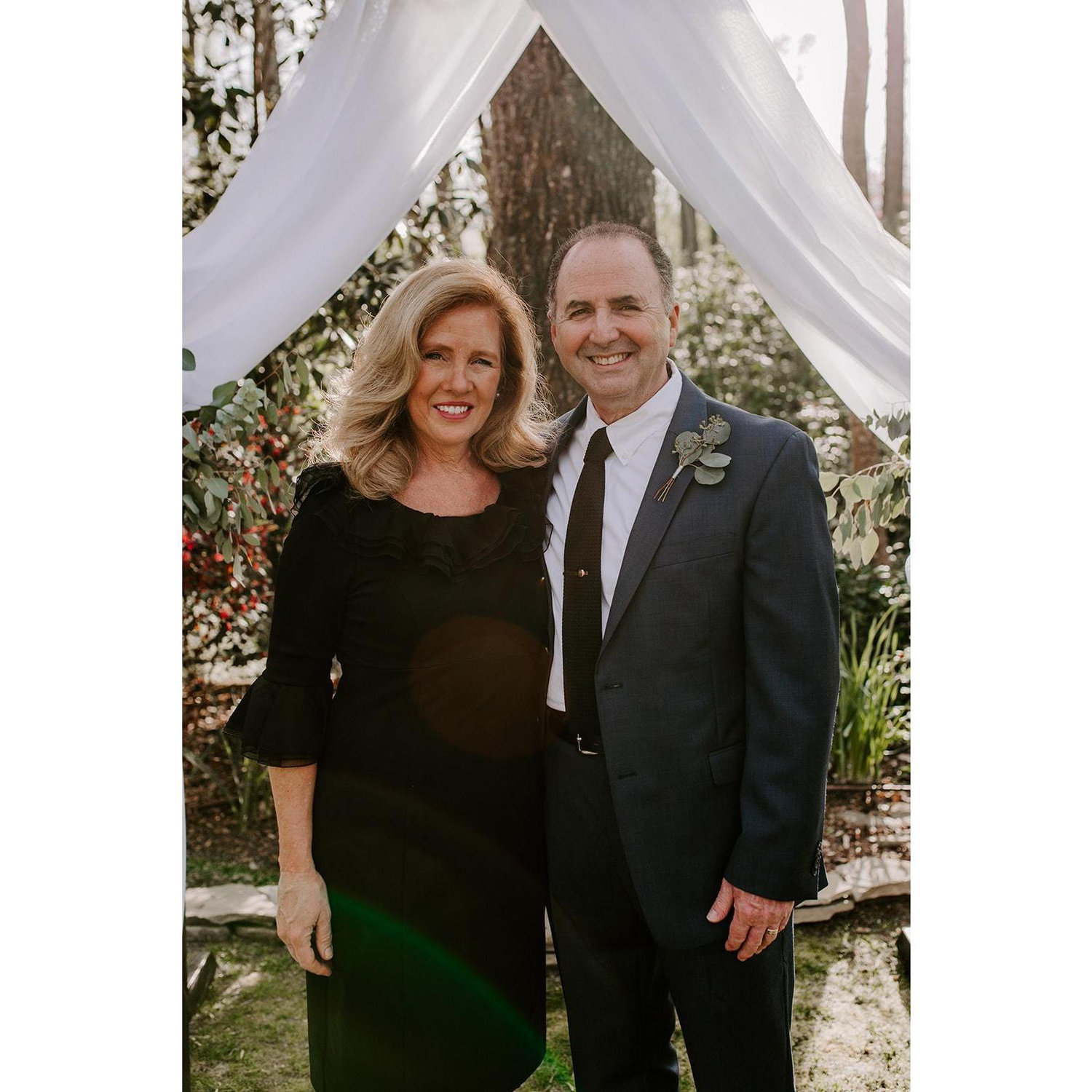Steve and Janet Khachaturian, parents of the groom.