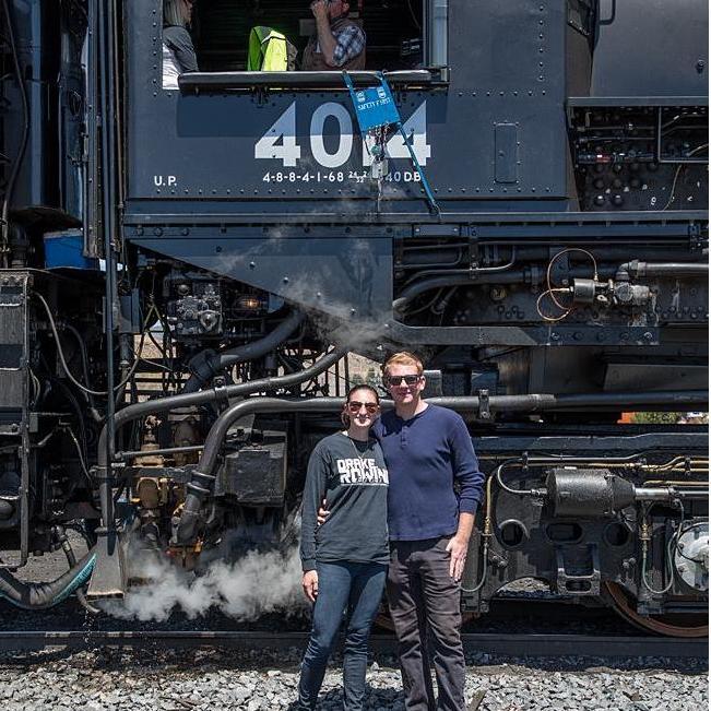 The locomotive that helped spark our relationship <3