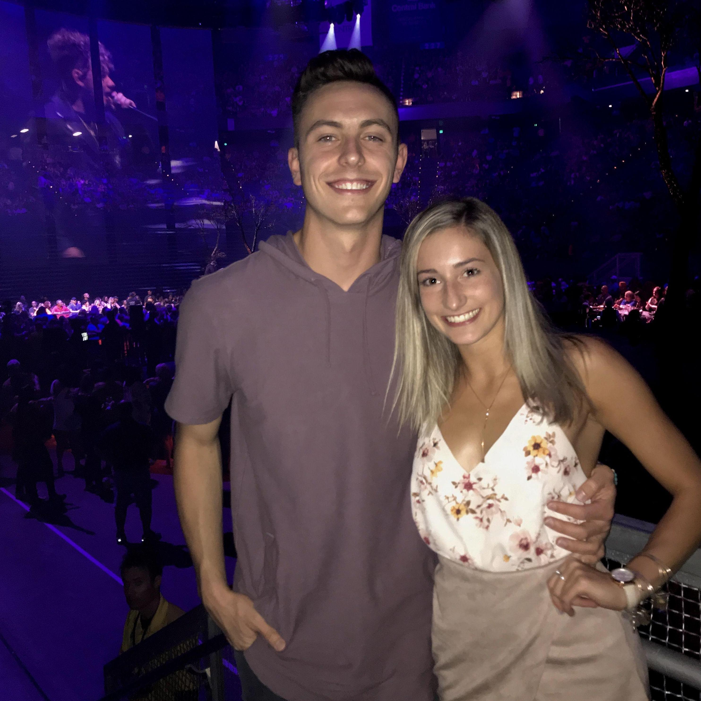 Our first concert together was Justin Timberlake!