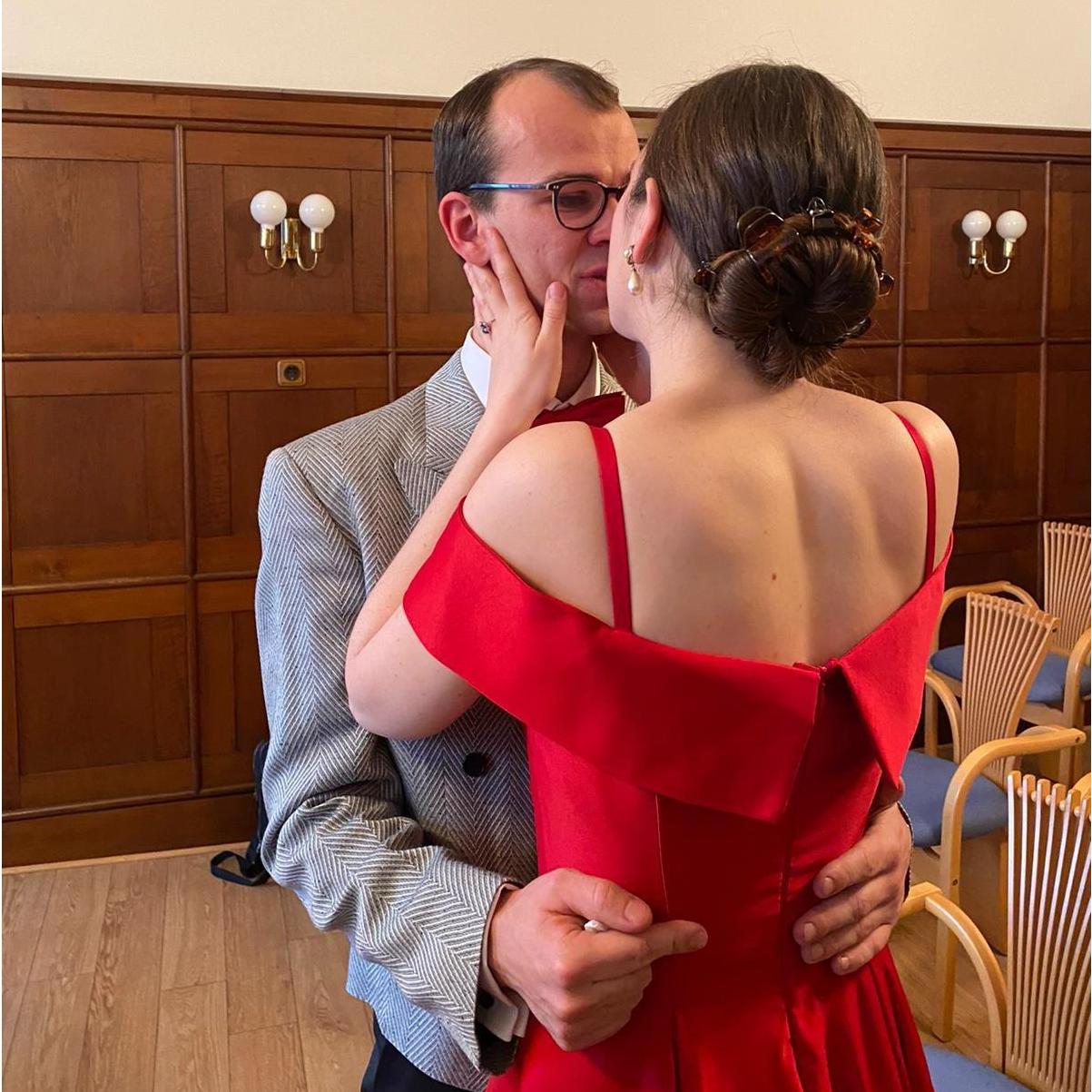 Right after our civil ceremony in Wetzlar