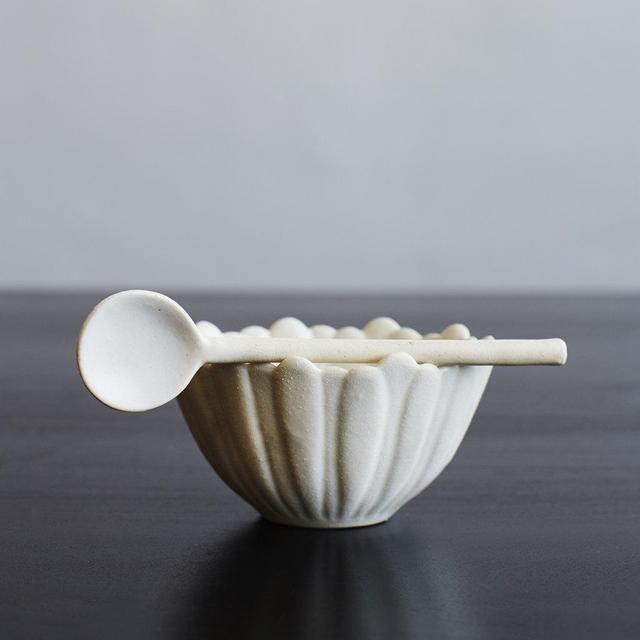 Marumitsu Bean Spoon - White