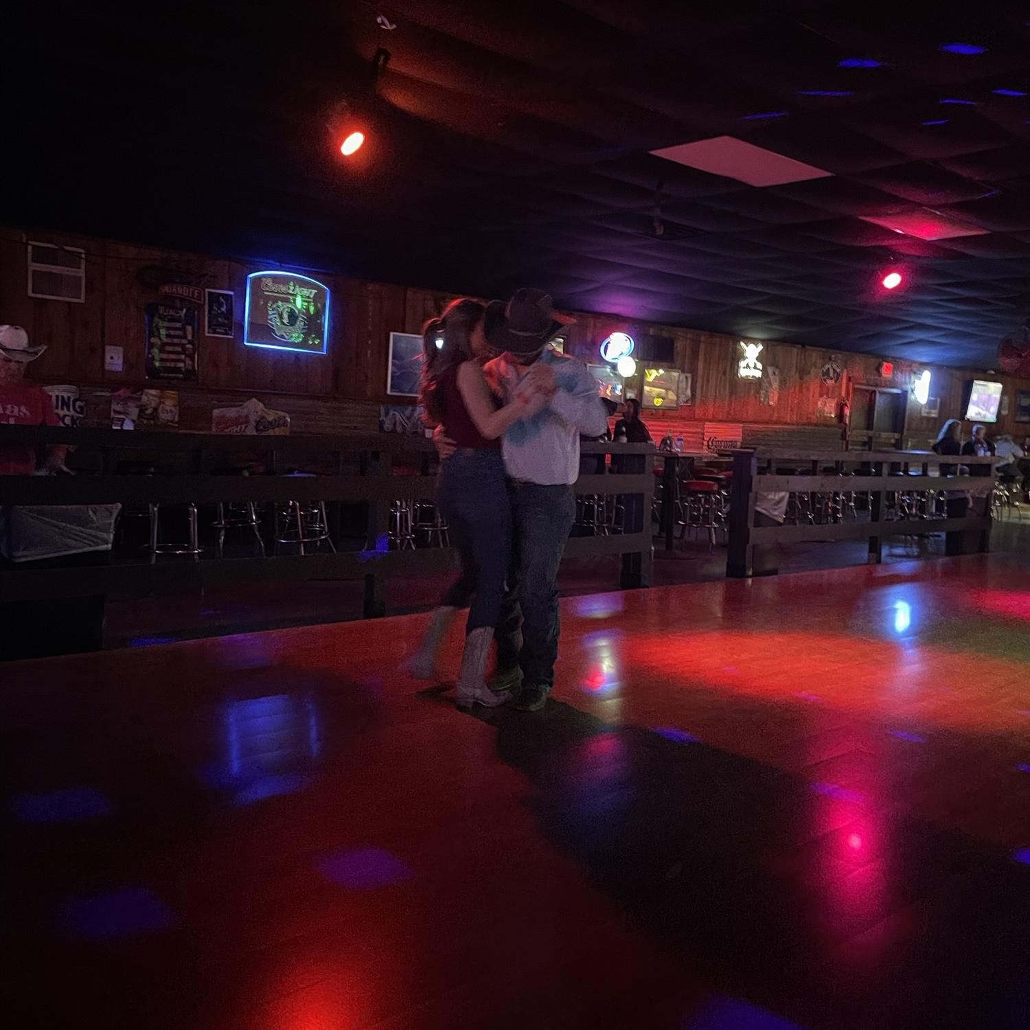 Dancing at Ranch House, the place where we met!